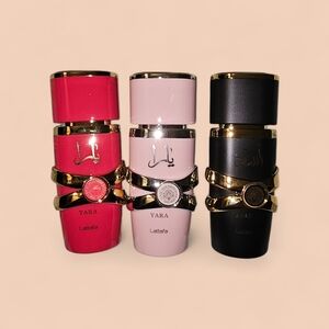 Yara Women's Fragrance Trio - Red, Cream, and Black